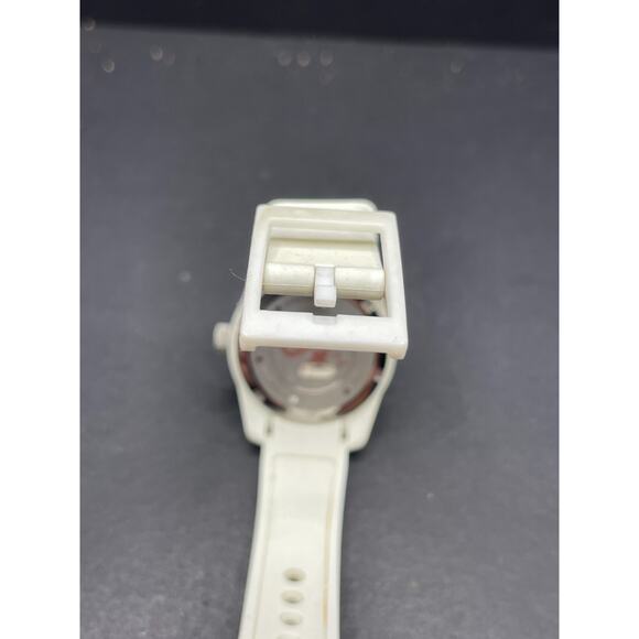 40NINE Primary Hand White Silicone Quartz Watch Multi-Color Hands 36MM main image 4